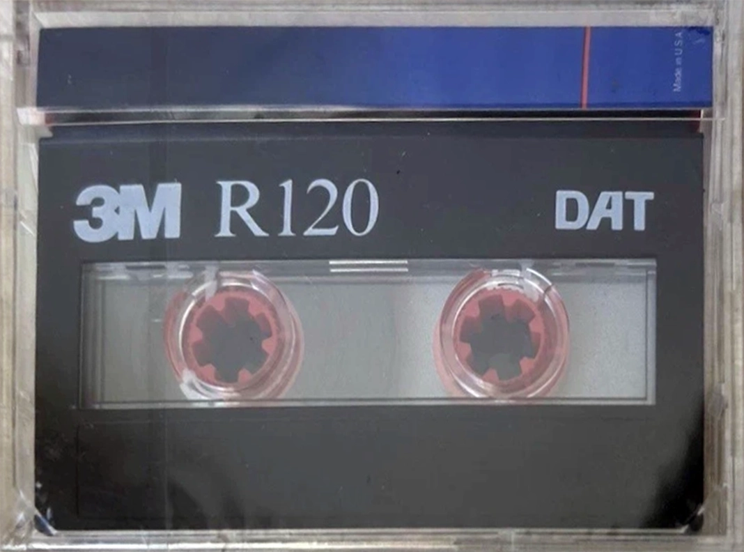 Digital Audio Tape 3M 120 Type IV Metal 1988 North America