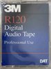 Digital Audio Tape 3M 120 Type IV Metal 1988 North America