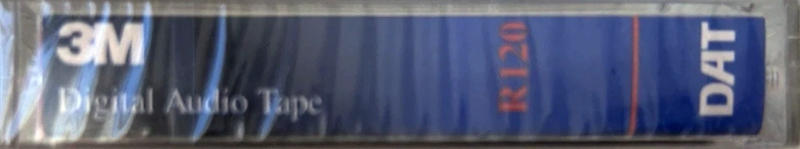Digital Audio Tape 3M 120 Type IV Metal 1988 North America