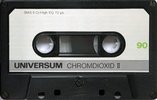 Compact Cassette Universum 90 Type II Chrome 1983 Europe