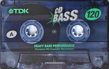 Compact Cassette TDK CD Bass 120 Type I Normal 2001 North America