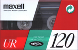 Compact Cassette Maxell UR 120 Type I Normal 1991 Europe