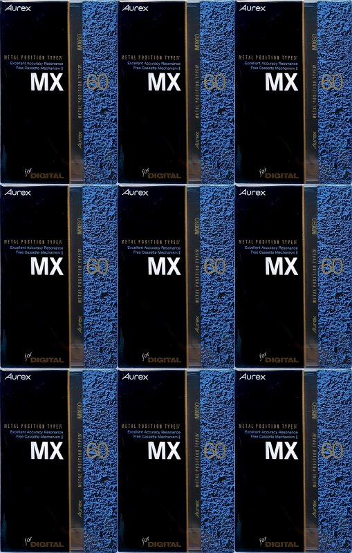 Compact Cassette:  Aurex - MX 60