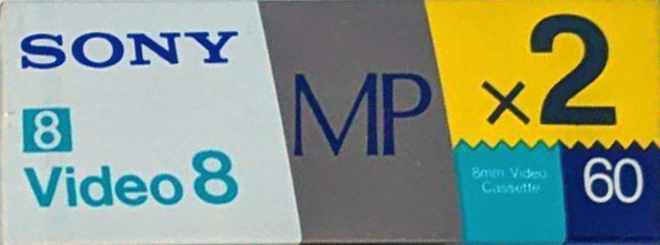 2 pack Sony MP 60 "P6-60MPN" Type IV Metal 1988 Japan