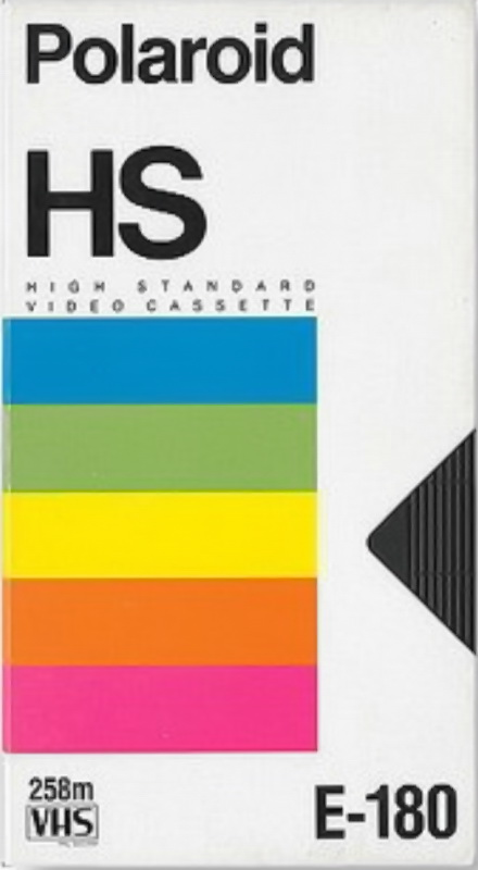 VHS, Video Home System Polaroid HS 180 Type I Normal Europe