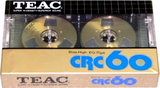 Compact Cassette Teac CRC 60 Type II Chrome 1983 USA