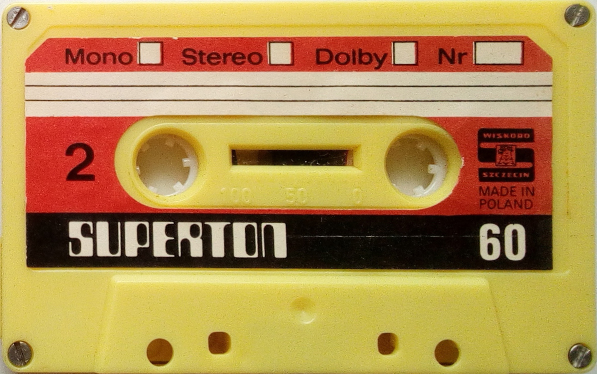 Compact Cassette Superton 60 "yellow" Type I Normal 1978 Near East