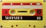 Compact Cassette Superton 60 "yellow" Type I Normal 1978 Near East