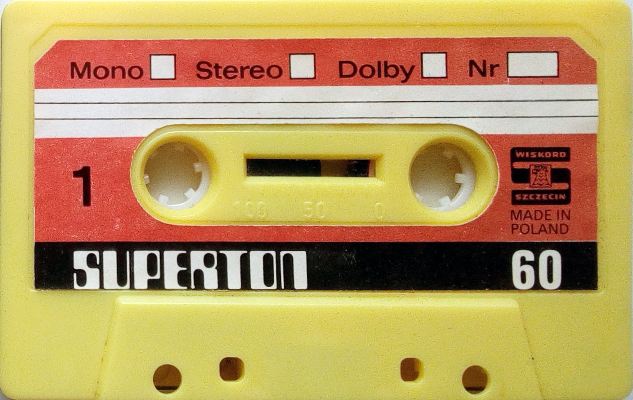 Compact Cassette Superton 60 "yellow" Type I Normal 1978 Near East