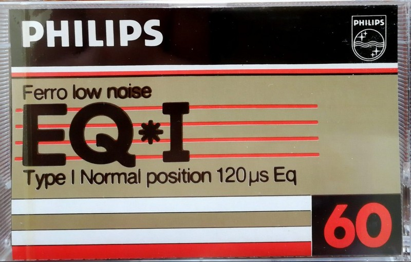 Compact Cassette Philips EQ-I 60 Type I Normal 1984 Europe