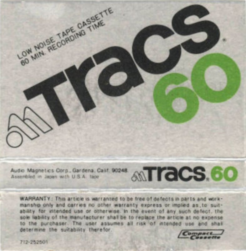 Compact Cassette:  Audio Magnetics - Tracs 60