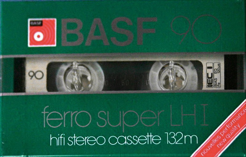 Compact Cassette BASF Ferro Super LH I 90 Type I Normal 1981 Europe