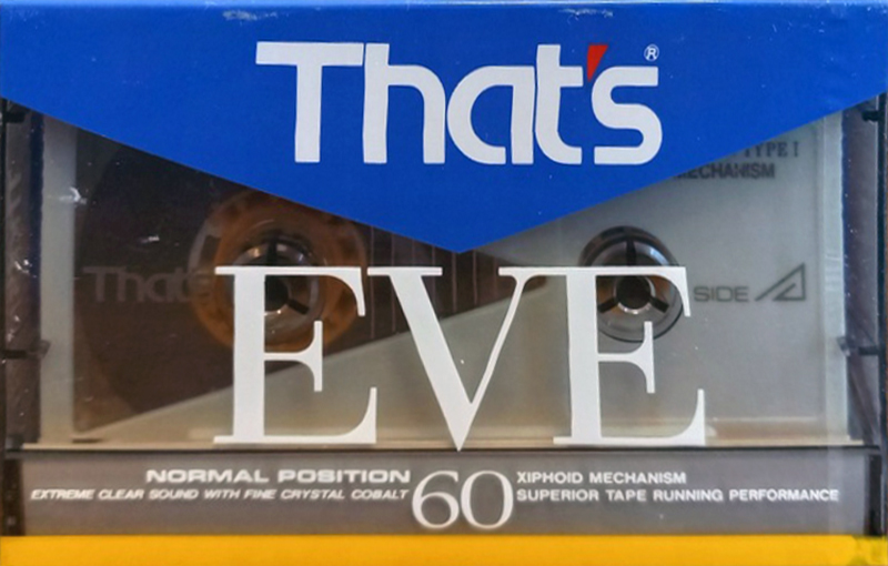 Compact Cassette Thats EVE 60 Type I Normal 1987 Japan