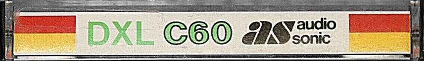Compact Cassette Audio Sonic DXL 60 Type I Normal Unknown Country