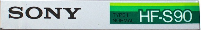 Compact Cassette Sony HF-S 90 Type I Normal 1985 Europe
