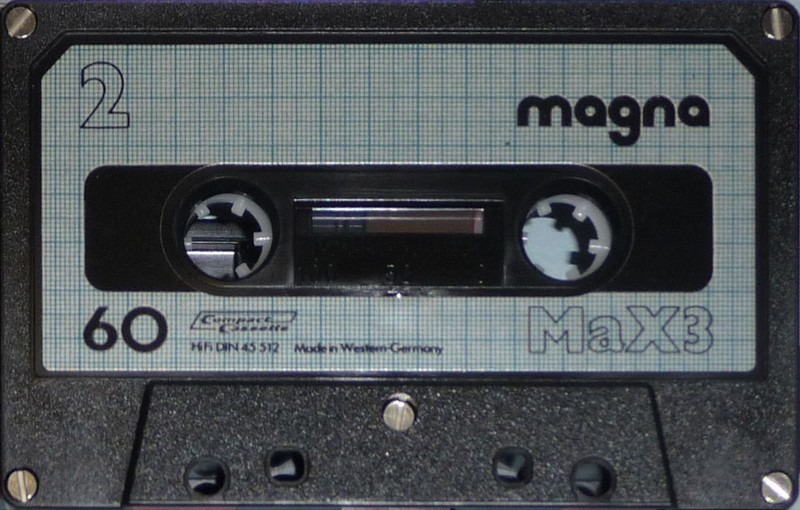 Compact Cassette Magna MaX3 60 Type I Normal 1979 Europe