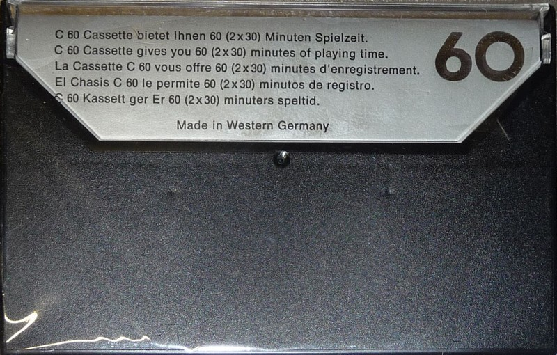 Compact Cassette Magna MaX3 60 Type I Normal 1979 Europe