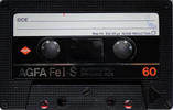 Compact Cassette AGFA Superferro HDX 60 "Fe I-S" Type I Normal 1982 Europe