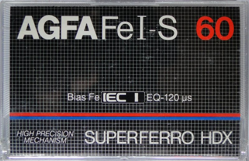 Compact Cassette: AGFA  - Superferro HDX 60