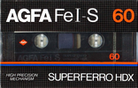 Compact Cassette AGFA Superferro HDX 60 "Fe I-S" Type I Normal 1982 Europe