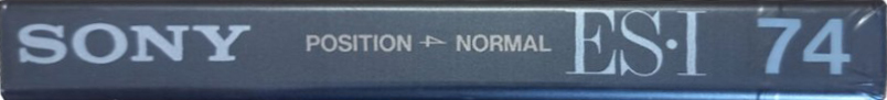 Compact Cassette Sony ES-I 74 "C-74ES1" Type I Normal 1992 Japan