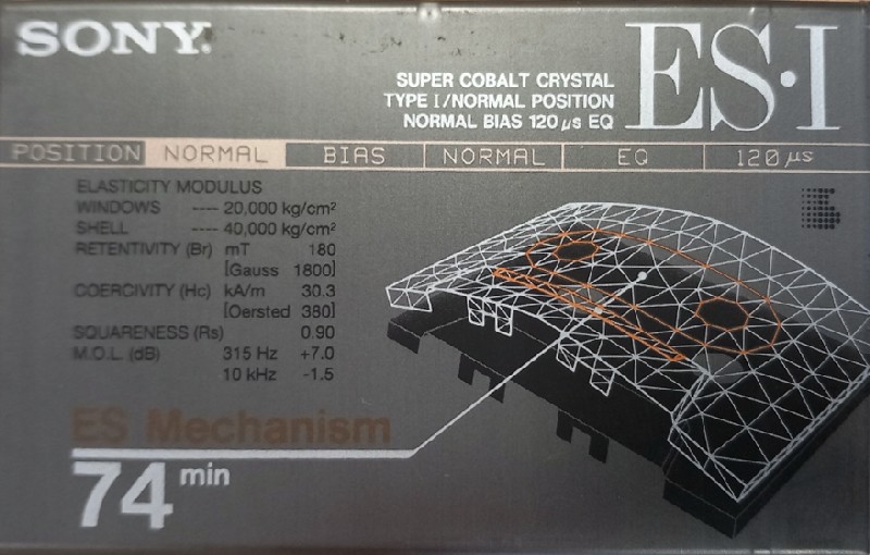 Compact Cassette: Sony  - ES-I 74