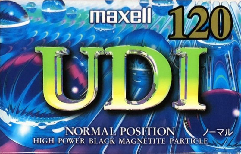 Compact Cassette Maxell UDI / UD1 120 "UD1-120J" Type I Normal 1995 Japan