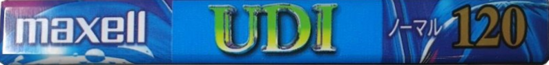 Compact Cassette Maxell UDI / UD1 120 "UD1-120J" Type I Normal 1995 Japan