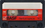 Compact Cassette BASF Performance I 90 Type I Normal 1980 USA