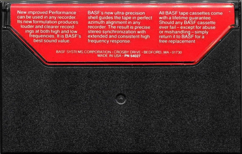 Compact Cassette: BASF  - Performance I 90