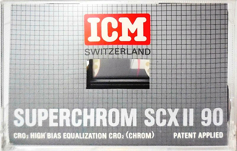 Compact Cassette ICM SCX II 60 Type II Chrome 1979 Europe