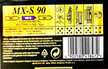 Compact Cassette Maxell MX-S 90 Type IV Metal 1994 Europe