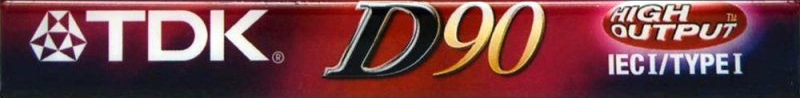 Compact Cassette TDK D 90 Type I Normal 2001 North America