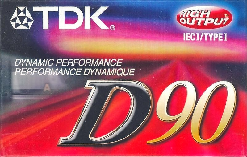 Compact Cassette TDK D 90 Type I Normal 2001 North America