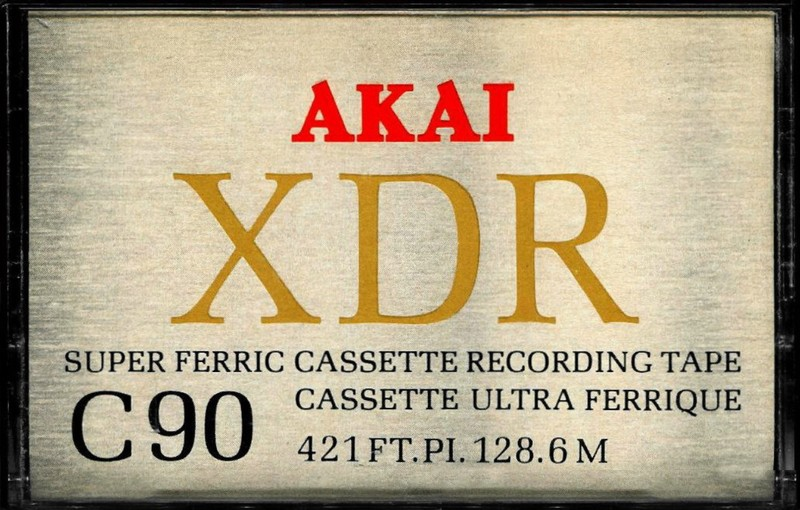 Compact Cassette Akai Canada 90 "XDR" Type I Normal 1979 Canada