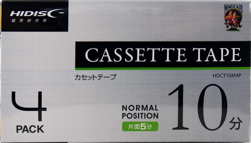 4 pack Hidisc 10 "HDCT10M4P" Type I Normal Japan