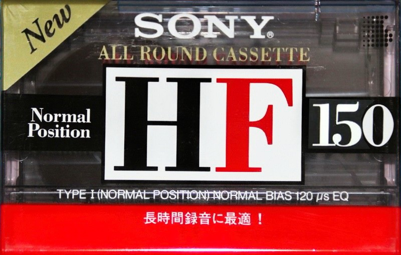 Compact Cassette Sony HF 150 Type I Normal 1993 Japan