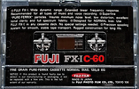 Compact Cassette Fuji FX-I 60 Type I Normal 1977 Europe, North America