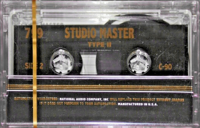 Compact Cassette 799 90 "Studio Master" Type II Chrome USA