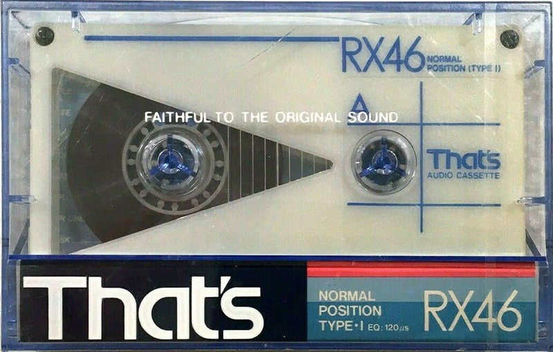 Compact Cassette Thats RX 46 Type I Normal 1984 Japan