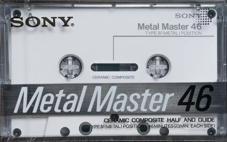 Compact Cassette Sony Metal Master 46 Type IV Metal 1988 Japan