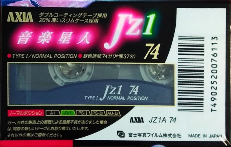 Compact Cassette: FUJI AXIA - J`z 1 74