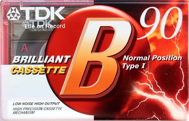 Compact Cassette TDK B 90 "AP001715P-B" Type I Normal 1992 Thailand