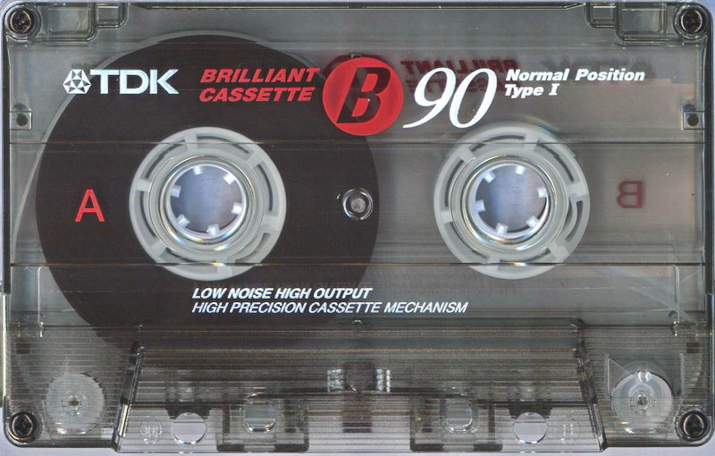 Compact Cassette TDK B 90 "AP001715P-B" Type I Normal 1992 Thailand