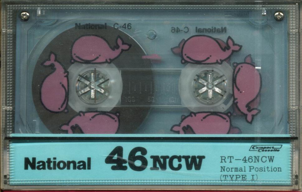 Compact Cassette National NC 46 "RT-46NCW" Type I Normal 1985 Japan