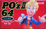 Compact Cassette Maxell PO`z 64 "POZ2-64" Type II Chrome 1995 Japan
