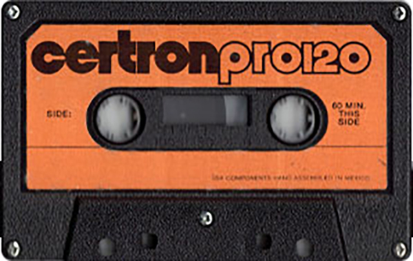Compact Cassette Certron Pro 120 Type I Normal 1971 USA
