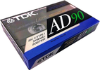 Compact Cassette TDK AD 90 "AD-90ES" Type I Normal 1990 Europe