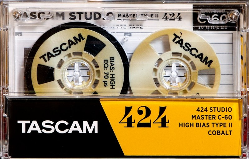 Compact Cassette Tascam 424 60 Type II Chrome 2022 Worldwide