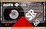 Compact Cassette AGFA SR 60 Type II Chrome 1989 Europe